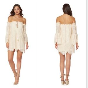 Red Carter Deidra Lace Dress